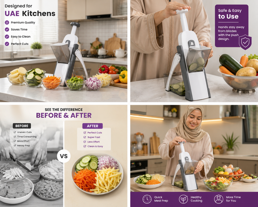 SliceMaster 4-in-1 Manual Vegetable Cutter