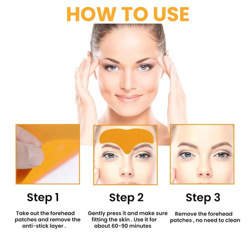 Woman Forehead Smooth Wrinkle Patches