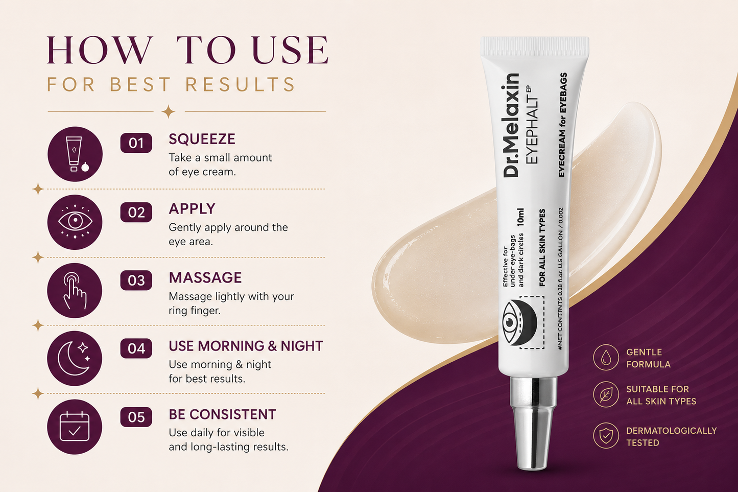 Dr. Melaxin Eyephalt Eye Bag Cream
